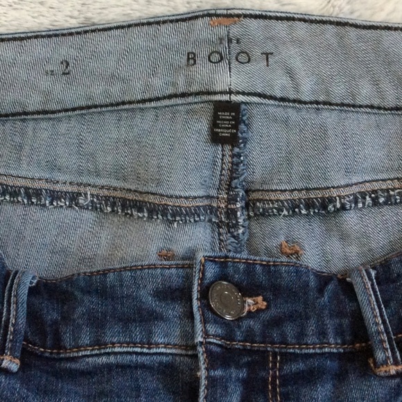 White House Black Market Bootcut Denim Jeans with Embellishments - Picture 7 of 10